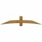 Ekena Millwork Bellingham Rough Sawn Timber Gable Bracket, Western Red Cedar, 84"W x 17"H x 4"D x 6"F, 5/12 Pitch GBW084X17X0406BEL00RWR - alternate 1
